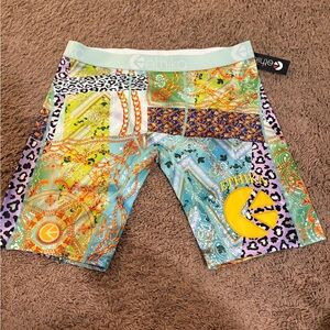 Ethika Multicolor Graphic Shorts